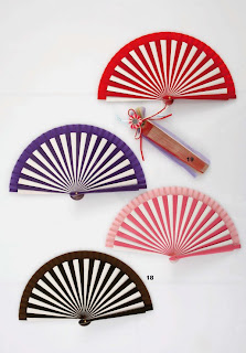 Abanicos de colores